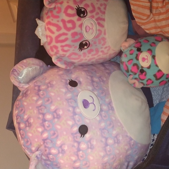 Dallas 12 "+Brandi mystery  bag 7.5"+Chelsea Cheetah 5" squishmallow New - Picture 3 of 17